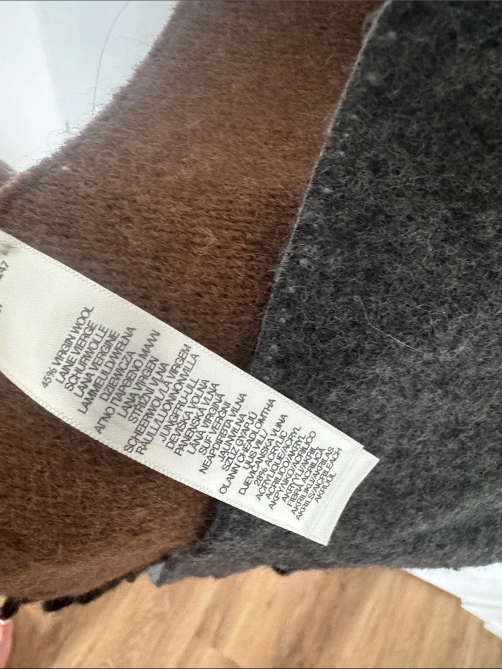 Paul Smith Grey Blue Brown Scarf